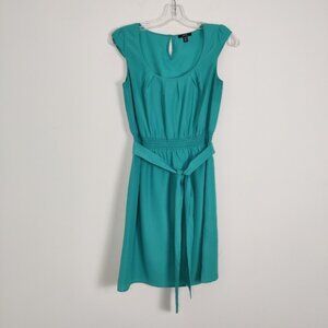 Jacob Green Cap Sleeves Sun Dress - Size XS
